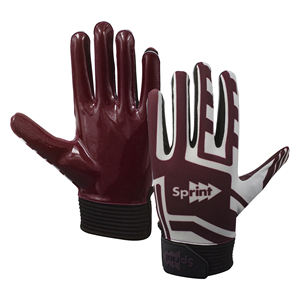 Gants de football américain personnalisés super doux équipement de sport respirant et à haute adhérence nouveau modèle - Product Image 4