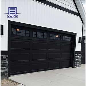 <span class=keywords><strong>Porte</strong></span> <span class=keywords><strong>de</strong></span> <span class=keywords><strong>garage</strong></span> <span class=keywords><strong>sectionnelle</strong></span> en acier sur mesure avec panneaux isolés PU, rails <span class=keywords><strong>standard</strong></span> et moteur automatique pour villas - Product Image 3