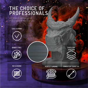 Filamento WINKLE PLA PRO 1.75mm 1kg para Impresora 3D FDM, Resistencia Térmica Superior 95C HDT, Fabricación Europea, Tolerancia de 0.05mm, Fácil de Usar - Product Image 4