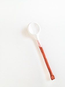 Beautiful Modern Durable Handmade 100% Resin <b>Salad</b> Servers Set with Ice Cream <b>Spoon</b> for Home & Hotel Use - Product Image 2