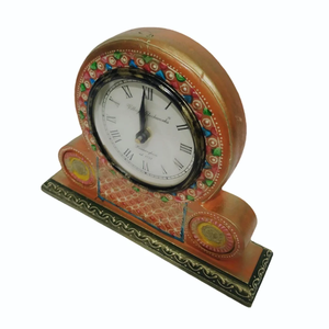 Relojes de mesa y escritorio silenciosos de estilo Vintage más vendidos, caja de aliso multicolor, decoración del hogar con diseño moderno - Product Image 3