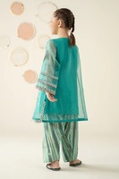Salwar Kameez long moderne élégant pour bébés filles et enfants, tissage artisanal, style traditionnel, confortable, de haute qualité, recyclé