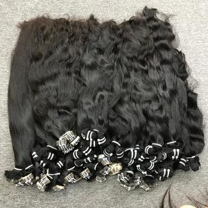 Venta al por mayor 100% extensiones de cabello virgen Remy 100% crudo sin procesar ondulado vietnamita encaje natural onda> = 60% - Product Image 4