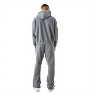 OME Custom High Quality Hot Sale Casual Fashionable Men Tracksuits 2026 New Style Custom Slim Fit Men Tracksuit in Solid Color - Product Image 5