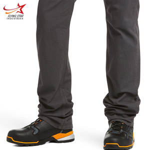 กางเกงคาร์โก้ขาตรงของผู้ชายกางเกงขาตรงแบบเต็มตัวสามารถวางซ้อนกันได้พร้อมกระเป๋าด้านข้าง - Product Image 4