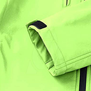 Tissu de toile de haute qualité respirant conception professionnelle vestes Softshell de rue haute d'hiver pour hommes - Product Image 6