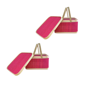 POPULAIRE-Découvrez la joie des cadeaux avec notre panier cadeau pratique et magnifiquement conçu du Vietnam - Product Image 1