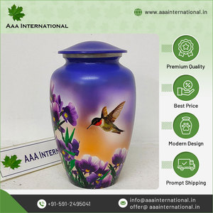 Nuevo stock de urnas de recuerdo de cremación de aluminio personalizables de excelente calidad perfectas para uso conmemorativo y funerario - Product Image 5