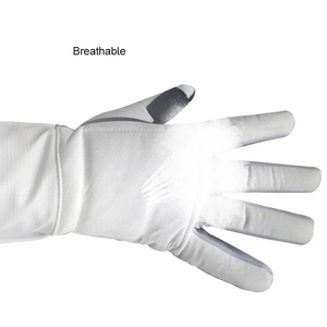 Guantes de esgrima de protección Premium baratos de fábrica, guantes de esgrima de cuero de vaca para trabajo de seguridad a la venta - Product Image 6