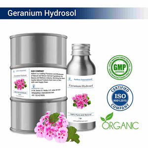 Hidrolato de Geranio, Producto Natural Líquido para el Cuidado de la Piel, Infusionado con Rosa y Árbol de Té, Hecho con Ingredientes Puros de Flores y Hojas - Product Image 1