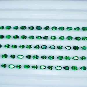 พลอย tsavorite ธรรมชาติแบบหลวมมีความแวววาว AAA และสีเขียวสดใสคมชัดสูงและราคาที่ดีที่สุด - Product Image 5