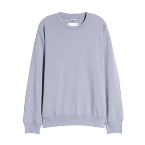 Sudadera de hombre de gran venta, sudadera de Color lavanda liso para hombre, jersey con cuello redondo de gran tamaño personalizado, sudadera personalizada para hombre - Product Image 1
