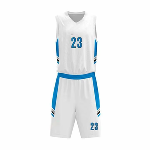 Uniforme de baloncesto transpirable para hombre, logotipo personalizado, venta al por mayor, Camiseta deportiva de verano, conjunto impreso por sublimación - Product Image 6