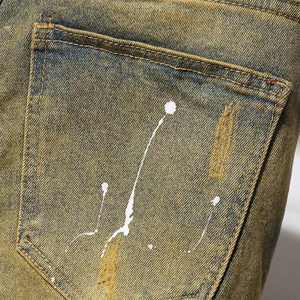 กางเกงยีนส์ขาสั้นแบบ Baggy กางเกงขาสั้น2025มีกระเป๋าสำหรับ0EM กางเกงยีนส์ขาสั้นแบบคาร์โก้ของผู้ชาย - Product Image 6