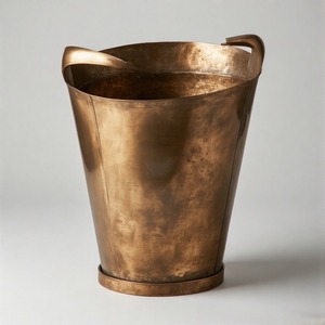 Cubo de basura de diseño PureSteel en acabado cromado pulido para el hogar, oficina, cocina, restaurante, baño, para gestión de papel usado - Product Image 6