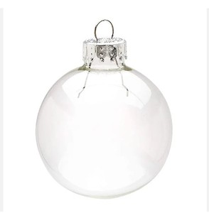วันหยุดงานแต่งงานตกแต่งบ้านตกแต่งคริสต์มาสลูกบอลแก้วเครื่องประดับแก้ว Bauble - Product Image 6