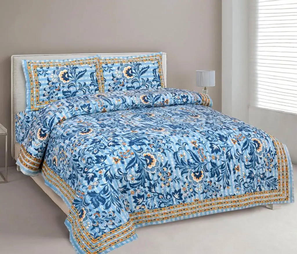 wholesale hotel plain white comforter Quilted Kantha Throw Silk Saree Patchwork Kantha Quilt