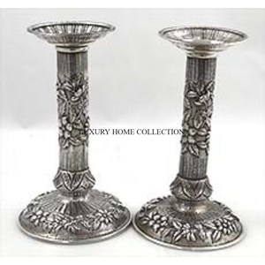 <b>Set</b> <b>of</b> 2 Gold Plated Metallic Candle Holders Marvelous Designing Fancy New Arrival Candlestick Candle Holder at Wholesaler Price - Product Image 4