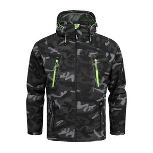 Stylish <b>Waterproof</b> Polyester Softshell Hooded <b>Jacket</b> For <b>Men</b> Indemand High Quality Outdoorwear <b>Jacket</b> With Customize Logo - Product Image 2