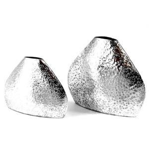 Axiom-jarrón decorativo de Metal para el hogar, macetero de Metal con placas de níquel, decoración moderna para el hogar - Product Image 2