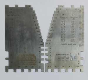 Jauges de bracelet en or réglables en acier inoxydable pour outils et équipements de bijoux - Product Image 1