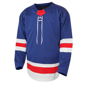 ชุดยูนิฟอร์มฮอกกี้น้ำแข็งทีมแบบกำหนดเอง ราคาดีที่สุด ระบายอากาศได้ดี ผลิตจากโพลีเอสเตอร์ 100% ดีไซน์ล่าสุด ขายดีที่สุด ผลิตในปากีสถาน - Product Image 2