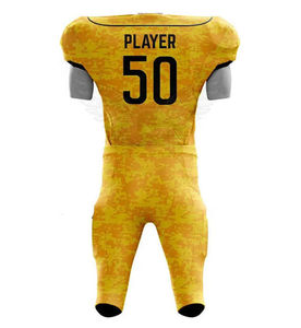 Vente flash Nouveau 100% polyester Logo personnalisé Uniforme de football américain pour hommes et dernier design à prix raisonnable - Product Image 2