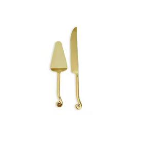 Brass <b>Cake</b> Knife and <b>Server</b> Set Brass Kitchen & Tabletop <b>Cake</b> <b>Server</b> Set - Product Image 4