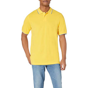 Polo bordado de golf con estampado de verano con manga corta, Polo profesional OEM hecho en fábrica para hombre, polos fabricados por Dress Sports - Product Image 6