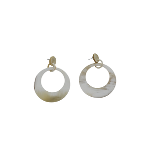 Pendientes de joyería de cuerno de buey Colores y formas personalizados disponibles 100% Pendientes colgantes de cuerno de buey y búfalo naturales Cuerno - Product Image 3