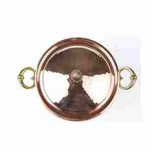 Pot de service en cuivre écologique très demandé prix raisonnable ustensiles de cuisine exportateur type assiette plat de riz - Product Image 5