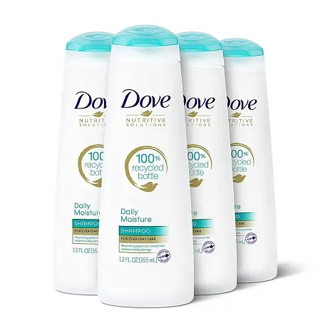 Dove dinh dưỡng giải pháp dưỡng ẩm dầu gội đầu hàng ngày độ ẩm 4 đếm cho tóc khô với pro-độ ẩm phức tạp cho quản lý và S