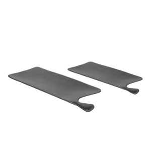 จานโลหะตกแต่งพร้อมเสิร์ฟอาหารสีดำสำหรับตกแต่งในโอกาสคริสต์มาสจานอาหารเย็นสำหรับตกแต่งห้องครัวถาดเสิร์ฟอาหาร - Product Image 1