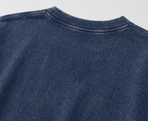 Men's Oversized Knitted <b>T</b>-<b>Shirt</b> <b>Mountain</b> Embroidery Short Sleeve O-Neck Streetwear Solid 100% Cotton Customizable Wholesale - Product Image 4