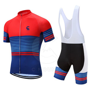 Fabricant de vêtements de cyclisme uniforme nouveauté derniers designs uniforme de cyclisme à manches courtes de haute qualité - Product Image 1