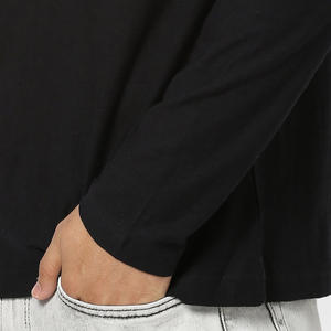 Camiseta de Manga Larga con Cuello en V para Hombre, Estilo Urbano, Algodón, Personalizable con Logotipo - Product Image 6