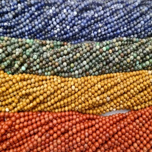 8 mm naturel azurite agate pierres précieuses brins de perles en vrac sculpture perles de pierre semi-précieuse - Product Image 6