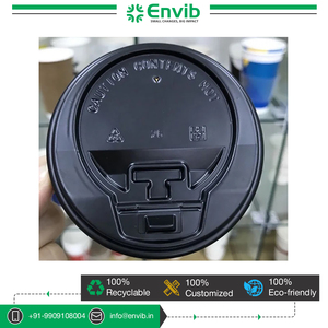 Outstanding Quality Customized Design Black White Plastic Lids Highest Selling Style for Coffee Beverages Bottle Closures <b>Cups</b> - Product Image 4