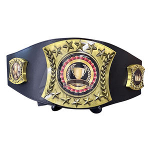 เข็มขัดหนังมวยปล้ำน้ำหนักเบาออกแบบได้ตามต้องการอุปกรณ์ศิลปะการต่อสู้ - Product Image 4