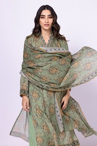 Trajes de césped con estampado pakistaní, ropa Regular de algodón cosido, pantalón Shalwar Kameez, vestido Dupatta, trajes paquistaníes para césped de mujer - Product Image 3