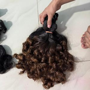 Extensions de cheveux humains 100% naturels, vierges, de qualité 15A, couleur noire naturelle, cuticules alignées, douces, cheveux indiens bouclés - Product Image 5