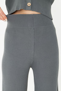 Ropa de mujer Casual abotonado cárdigan suéter pantalones conjunto de dos piezas Otoño-Invierno alta calidad Hogar, conjunto de punto de oficina - Product Image 4