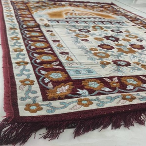 Tapis de prière souple et léger Janamaz musulman et islamique Tapis de prière durable de fournisseurs professionnels en Inde - Product Image 5