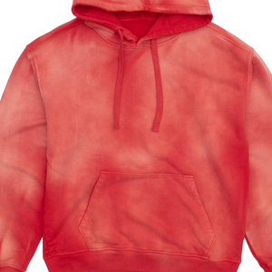 Sun Faded Washed <b>Red</b> <b>Hoodie</b> Oversized Pullover Cotton Casual Streetwear Hooded Sweatshirt <b>For</b> Men <b>Women</b> Custom Logo OEM Hoodies - Product Image 5