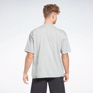Camiseta cuadrada recortada de alta calidad para hombre, camiseta negra personalizada Vintage de gran tamaño con hombros descubiertos y patrón sólido de peso pesado, Jersey de algodón - Product Image 3