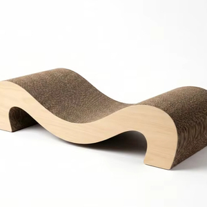 Griffoir pour chat de luxe Amistar de haute qualité, double face, classique, Elite Harmony avec herbe à chat, emballé en carton sécurisé pour chats - Product Image 1