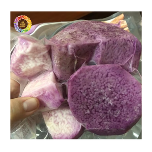 Ñame Congelado para Sopas, Ñame Morado IQF, Ñame Blanco Congelado, Entero, en Rodajas, en Tiras y Rallado para Exportación, Ñame Morado/Blanco Congelado IQF - Product Image 3