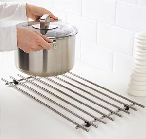 Handmade design stainless steel <b>trivet</b> nonslip tabletop heat resistant pan & hotpot protecting for home kitchen dining table - Product Image 5