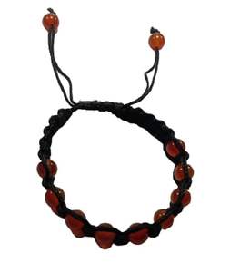 Crystal <b>bracelet</b> Red carnelian Thread Round <b>Beads</b> <b>Bracelet</b> 8mm Stone Gemstone Fashion <b>Men</b> and Women Gift Energy - Product Image 2