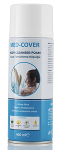 Limpiador corporal en aerosol con vitamina E, éxito de ventas, para pacientes postrados en cama, sin enjuague, con glicerina y aloe vera, espuma limpiadora para la piel. - Product Image 3
